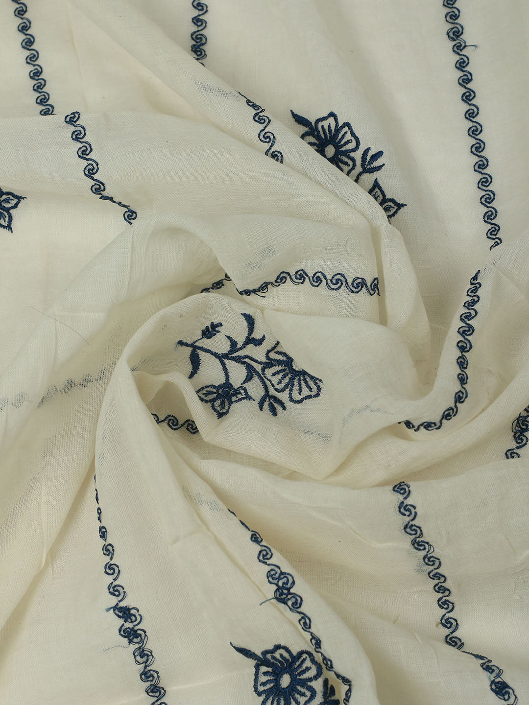 Printed Cotton Unstitched Kurta With Pant &amp; Dupatta