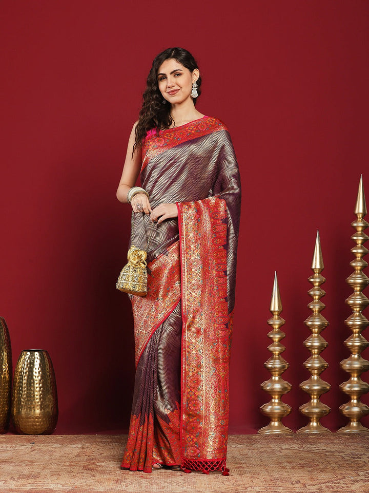 Woven Design Dola Silk Saree