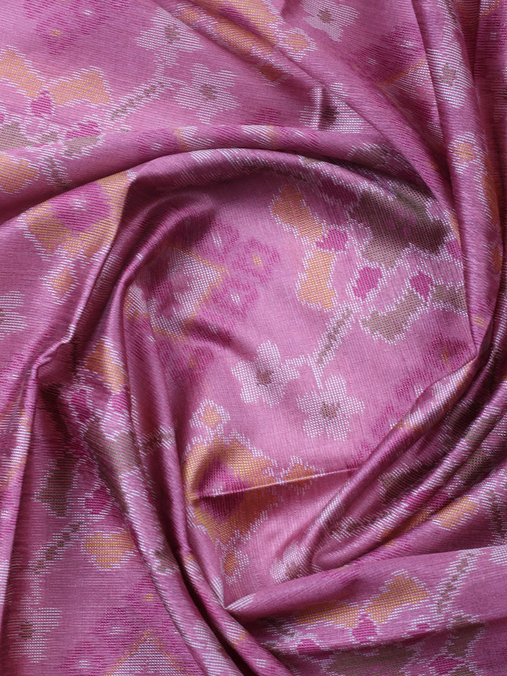 Embroidered Chanderi Unstitched Suit With Pant &amp; Dupatta