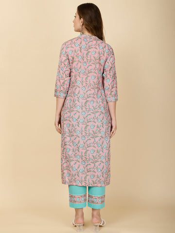 Printed Cotton Kurta Set