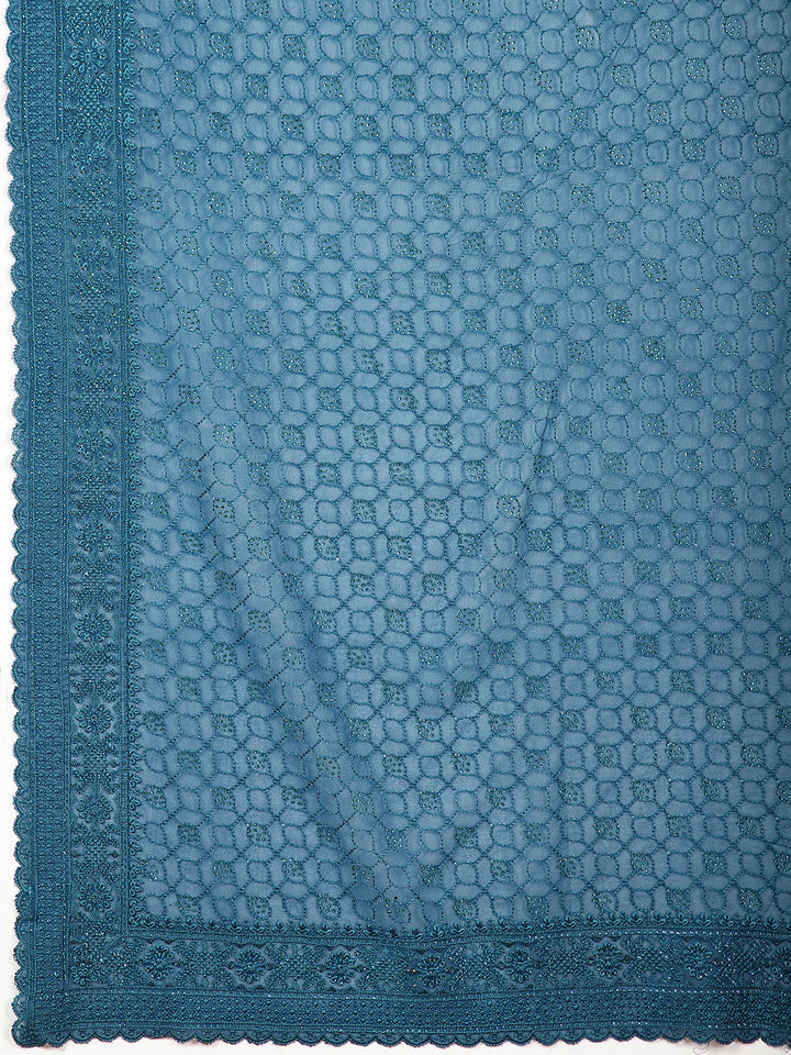 Stone Work Georgette Saree