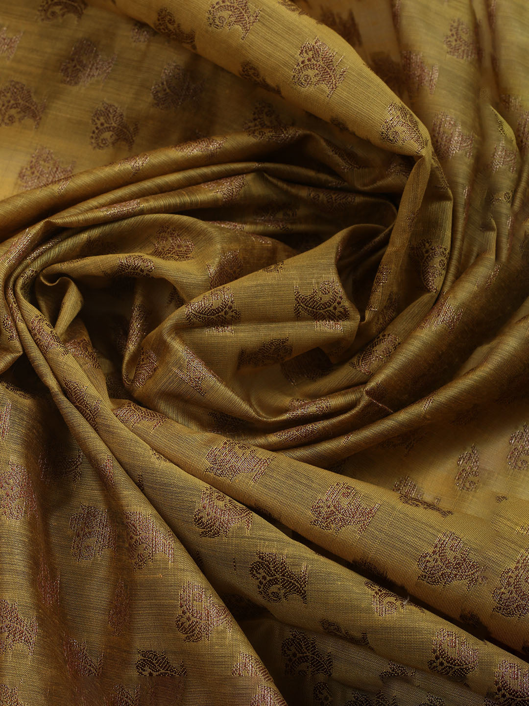 Woven Chanderi Unstitched Suit With Dupatta