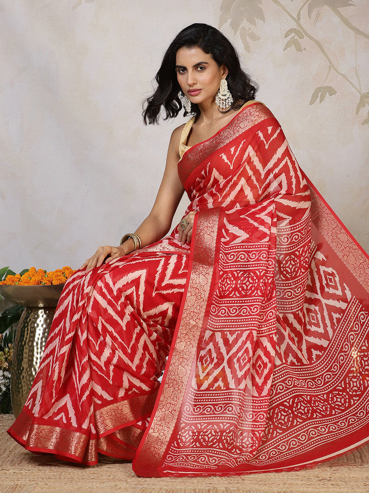 Digital Printed Georgette Saree