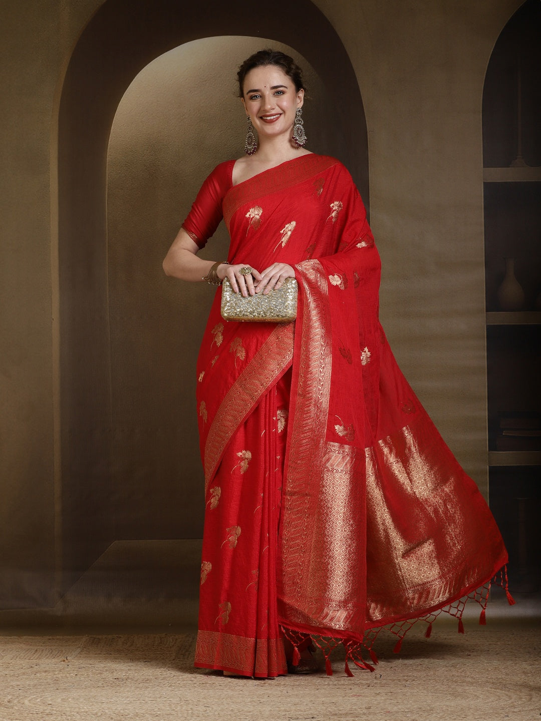 Woven Design Art Silk Saree