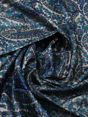 Embroidered Cotton Blend Unstitched Suit With Pant & Dupatta