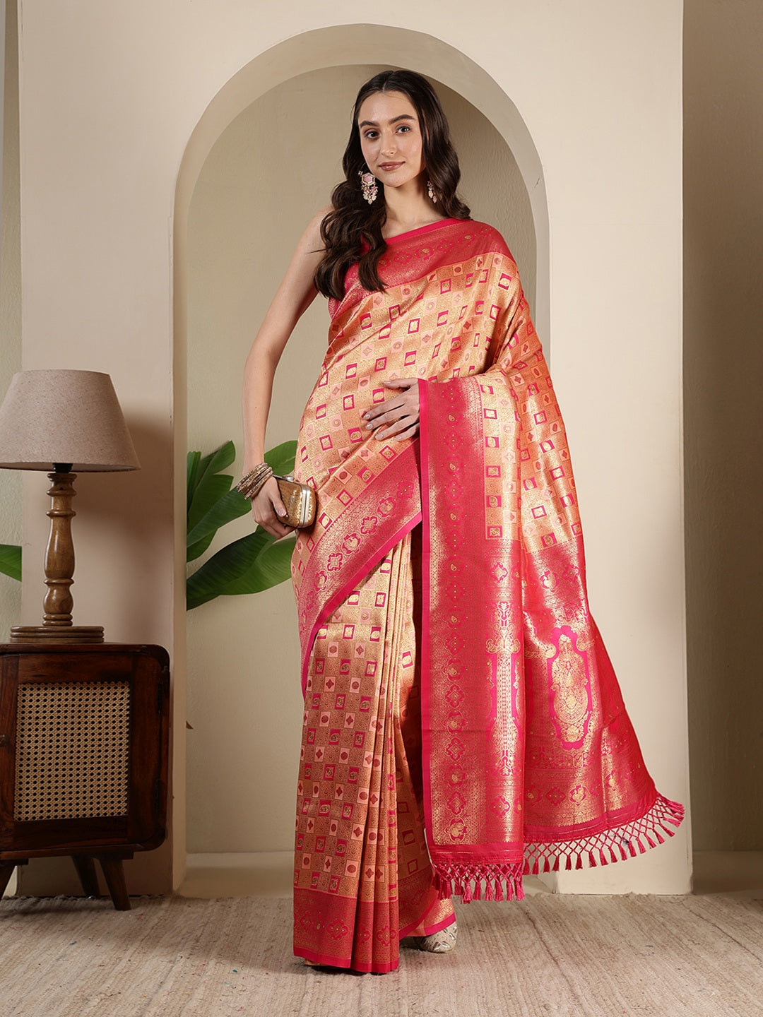 Woven Design Art Silk Saree
