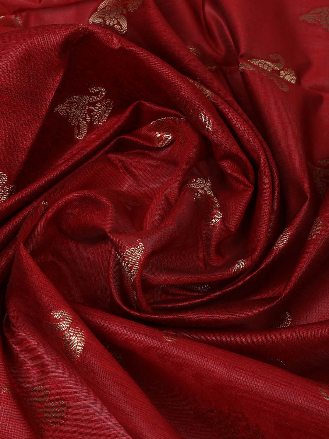 Woven Design Chanderi Unstitched Suit With Pant &amp; Dupatta