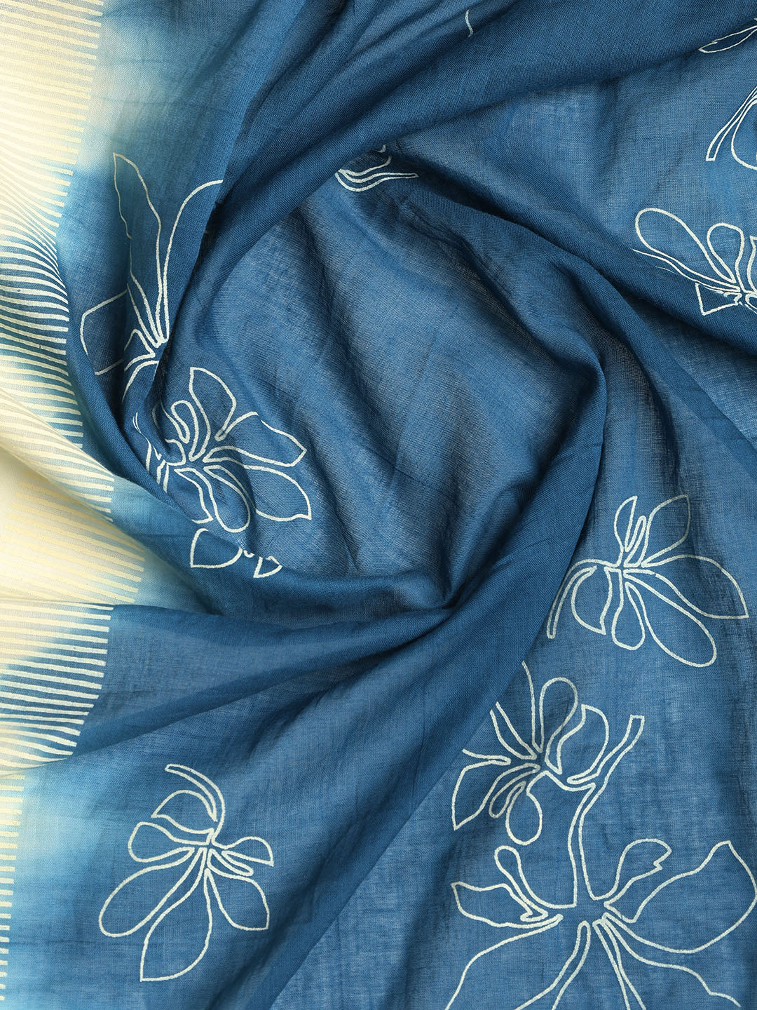 Printed Cotton Printed Unstitched Suit With Dupatta