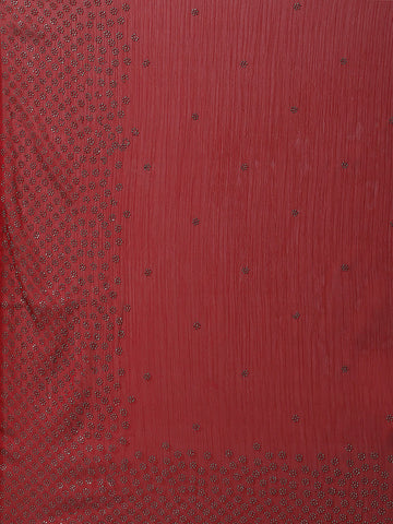 Swarovski Jaal Embroidered Crepe Saree
