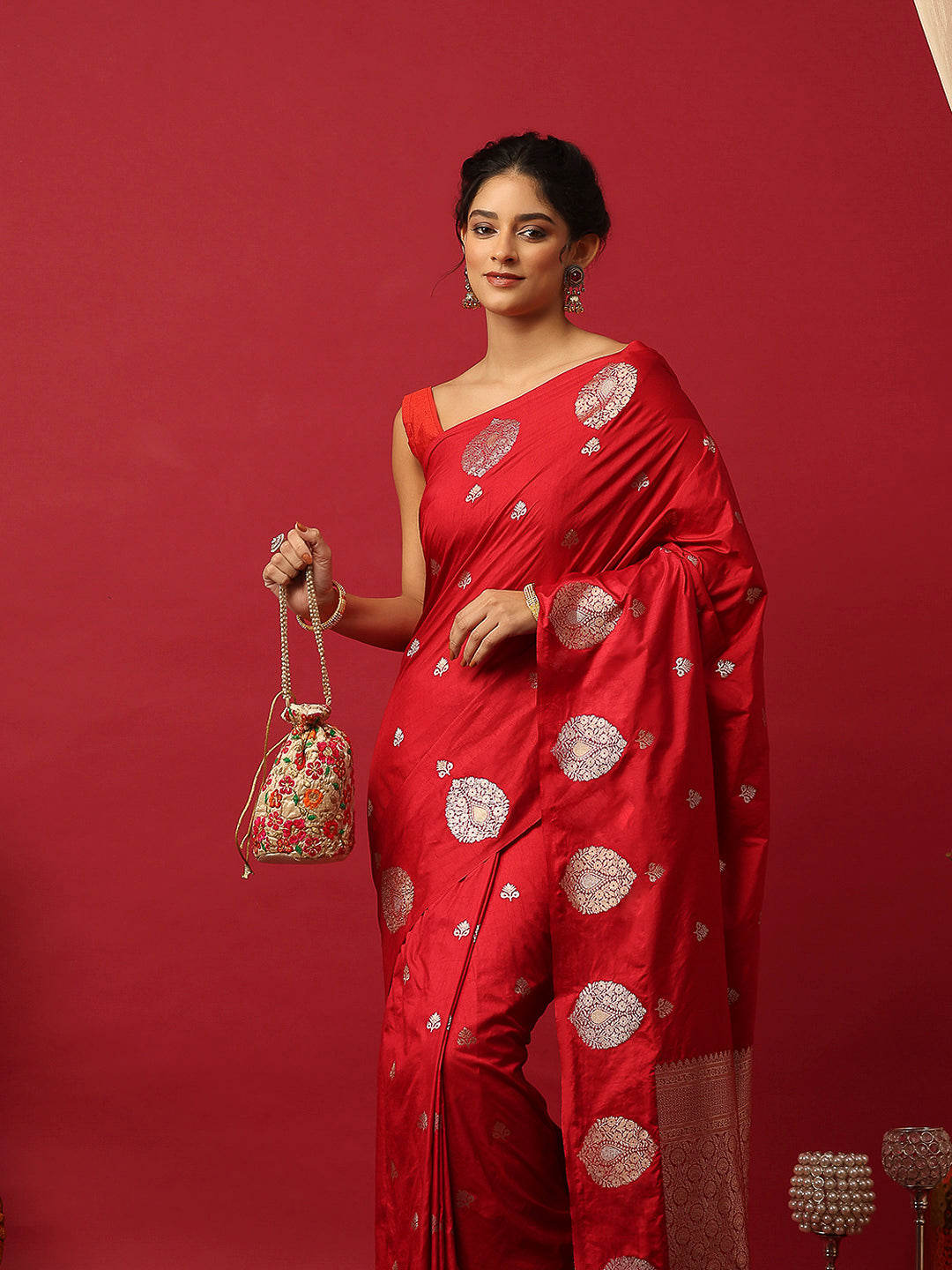 Woven Design Art Silk Saree