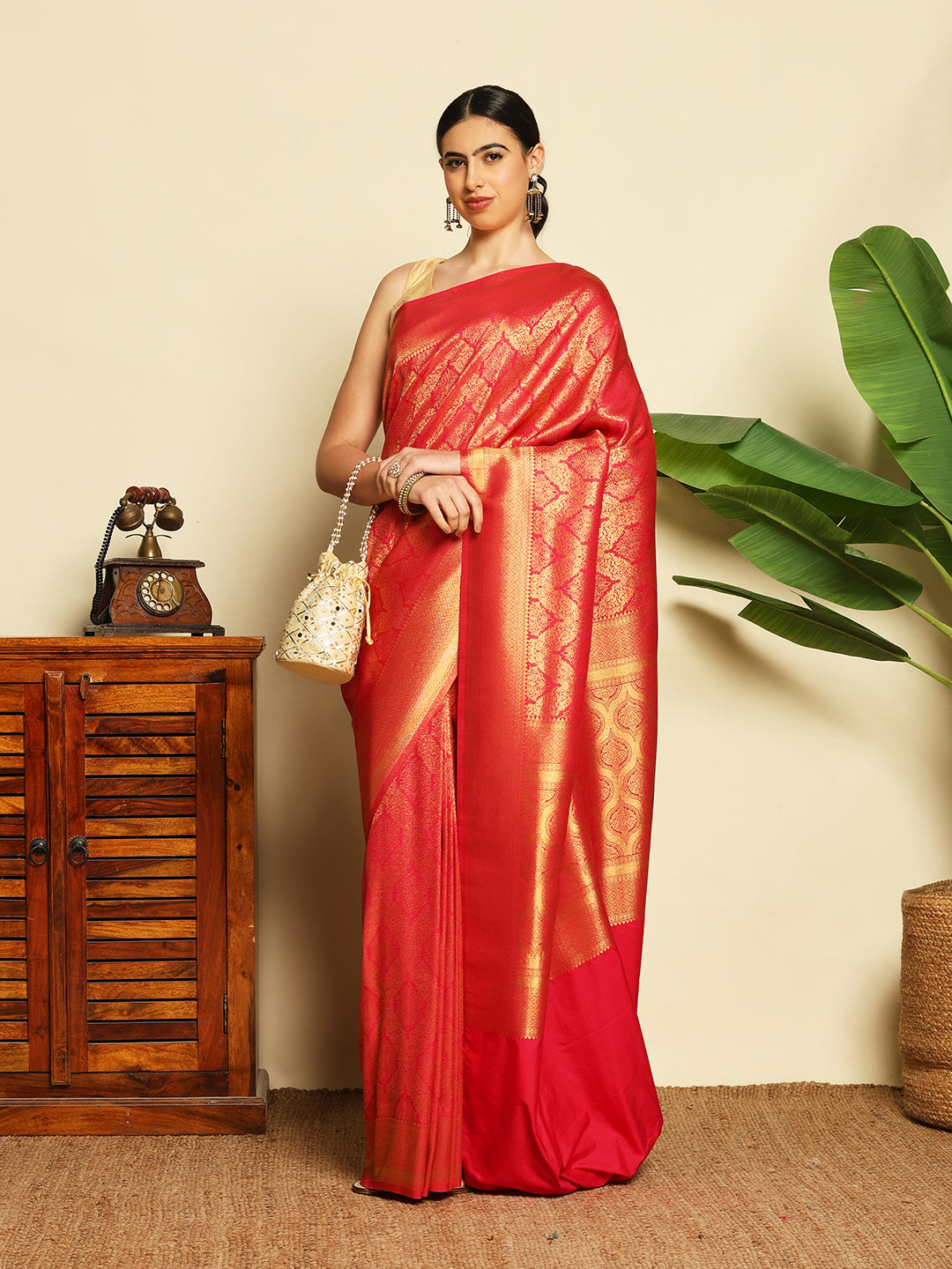 Woven Design Art Silk Saree