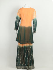Embroidery Art Silk Kurta With Pants & Dupatta
