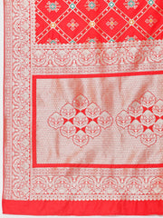 Zari Border Banarasi Woven Saree