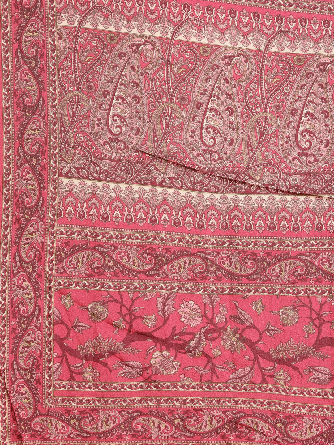 Digital Printed Crepe Woven Saree