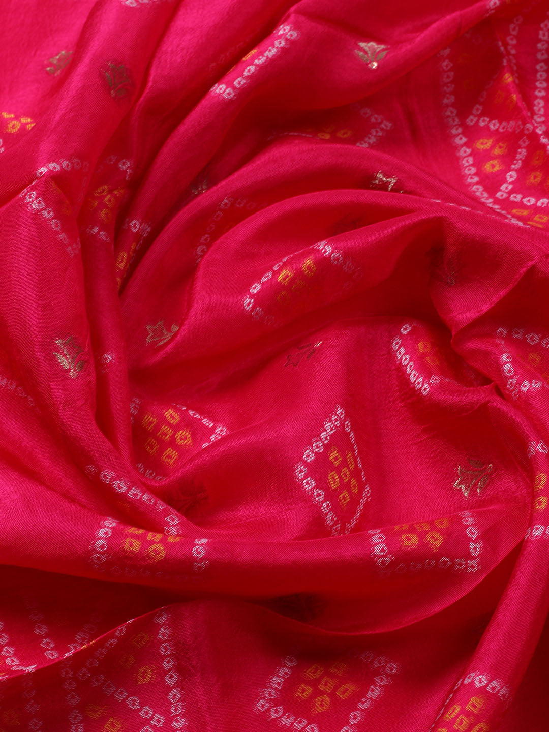 Woven Design Chanderi Unstitched Kurta With Pant &amp; Dupatta