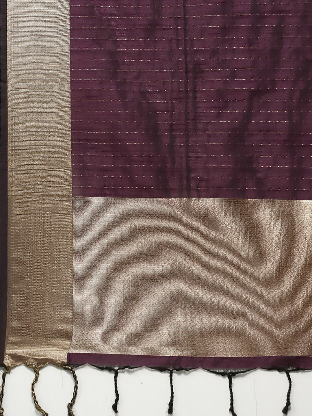 Embroidered Border Booti Art Silk Saree