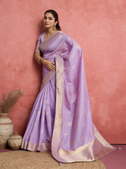 Woven Design Linen Blend Saree