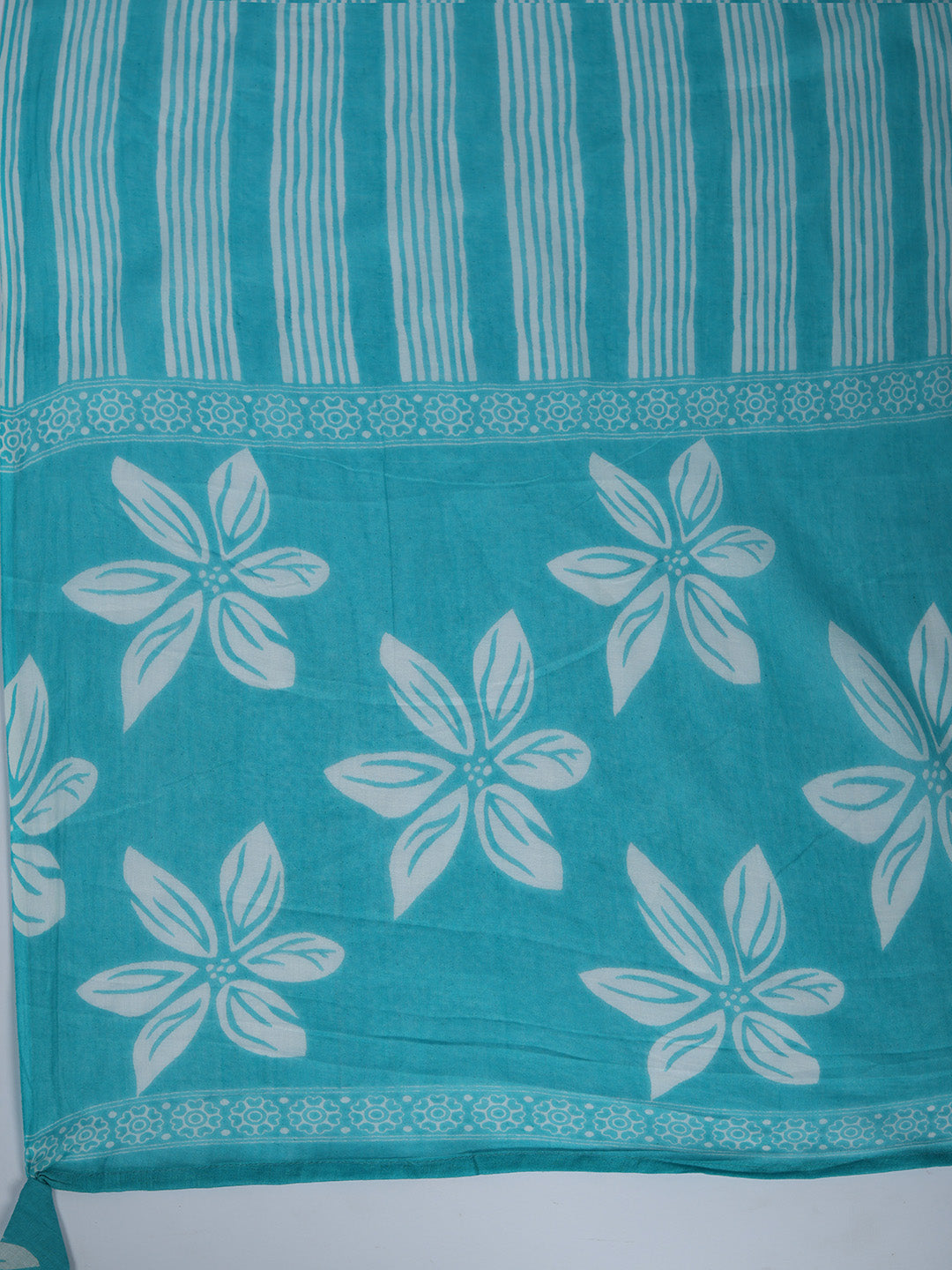 Printed Cotton Blend Kurta With Pant &amp; Dupatta