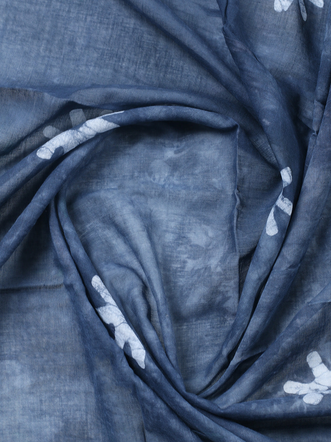 Printed Cotton Blend Unstitched Suit With Pant &amp; Dupatta