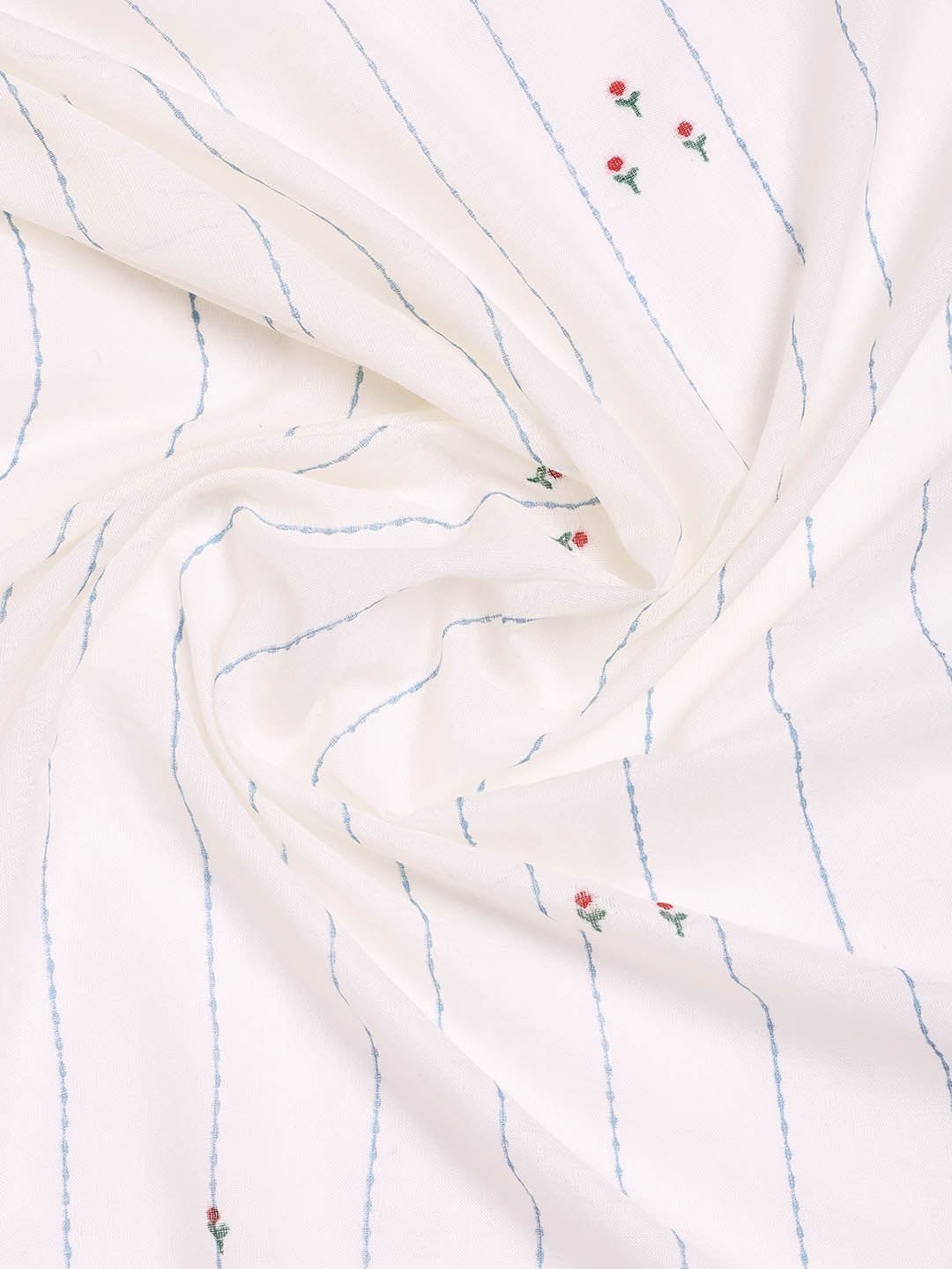 Printed Cotton Blend Unstitched Suit With Dupatta