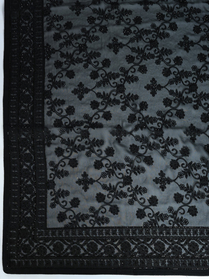 Embroidered Georgette Saree