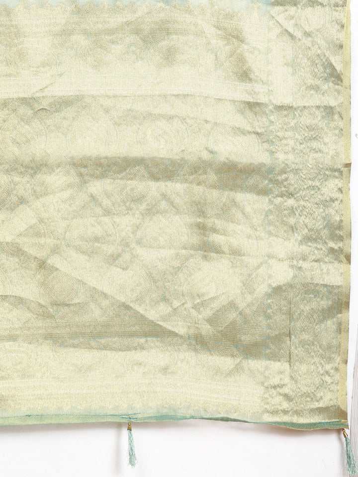 Zari Jaal Cotton Woven Saree