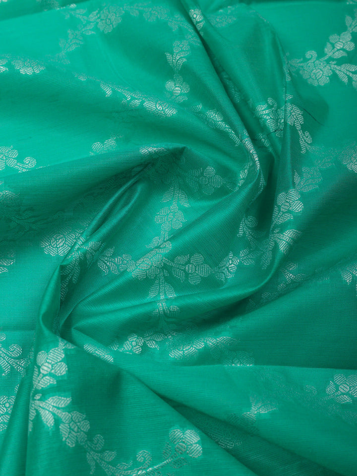 Woven Design Chanderi Unstitched Suit With Pant &amp; Dupatta
