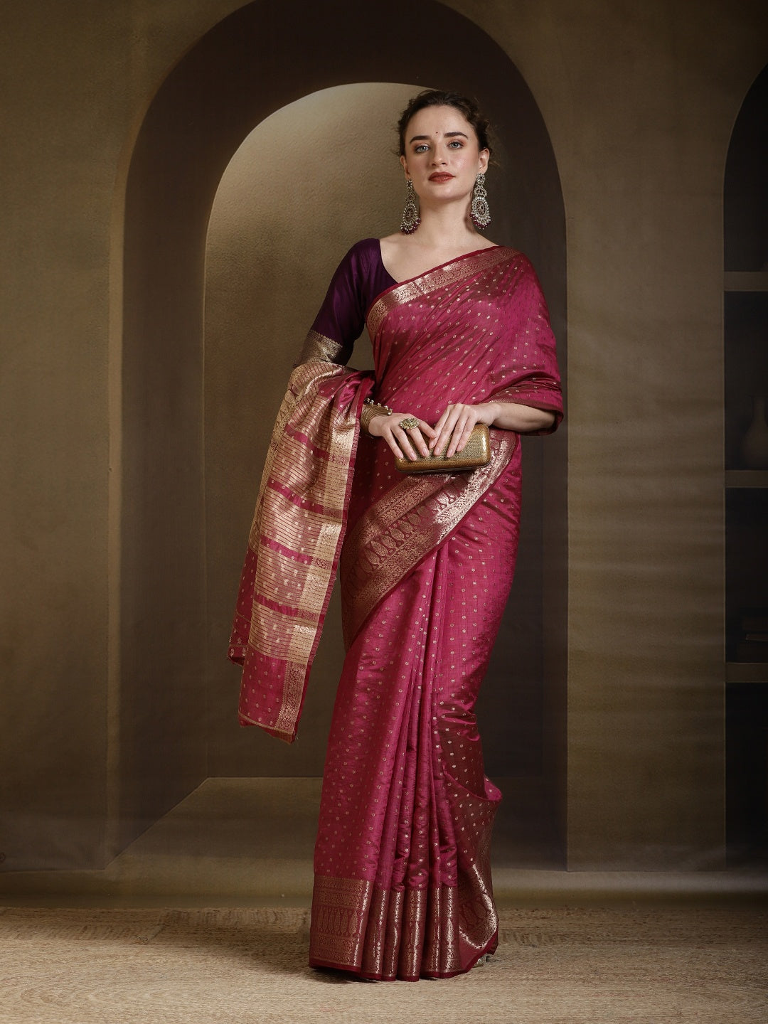 Woven Design Art Silk Saree