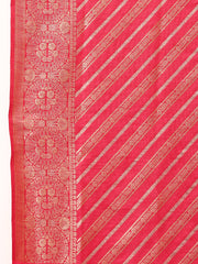 Zari Jaal Woven Handloom Saree