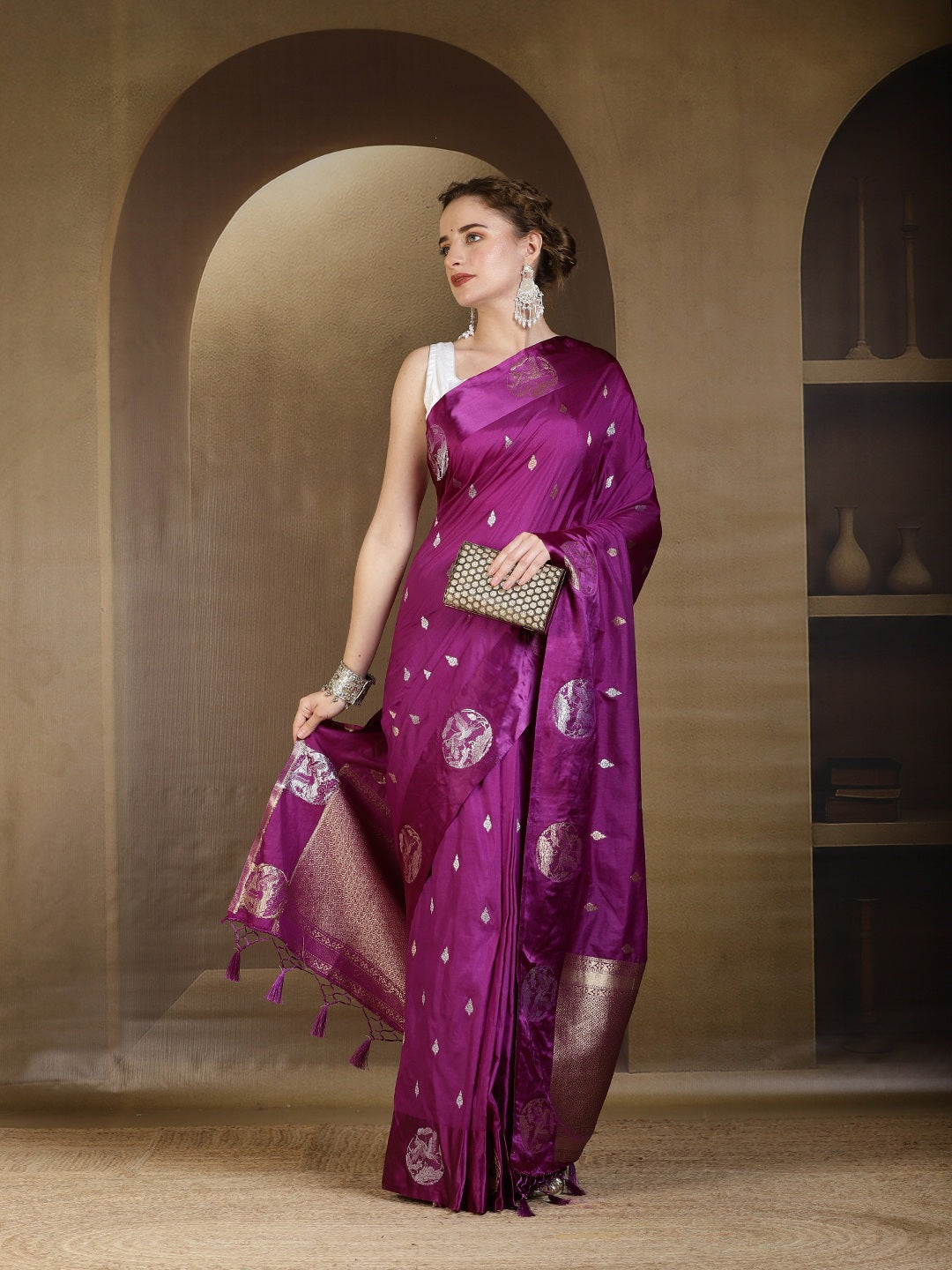 Woven Design Art Silk Saree