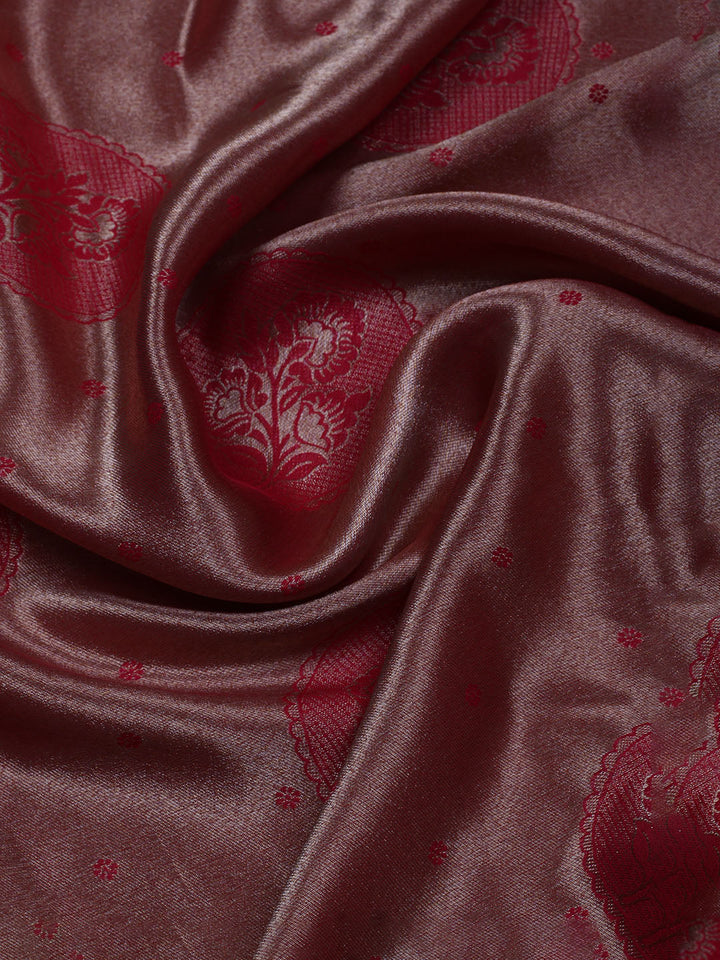 Kanjeevaram Chanderi Unstitched Suit With Dupatta