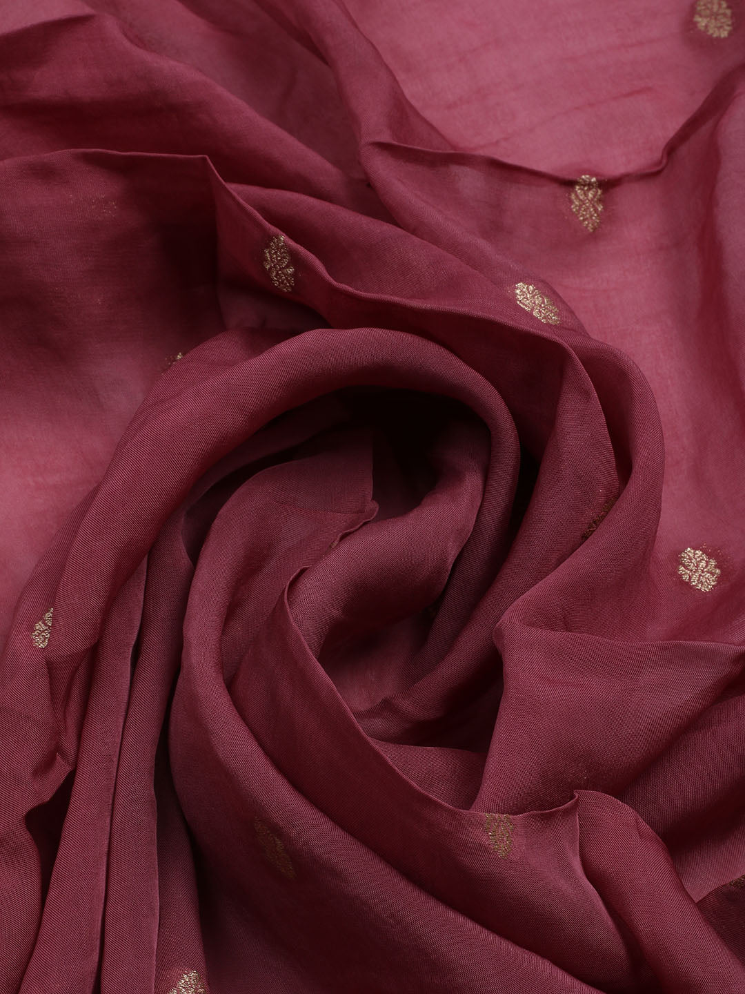 Woven Design Chanderi Unstitched Suit With Dupatta