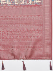 Digital Printed Satin Woven Saree