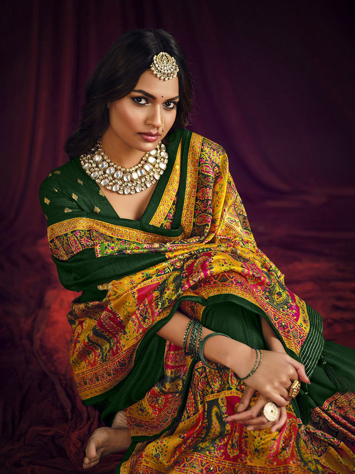 Printed Art Silk Saree