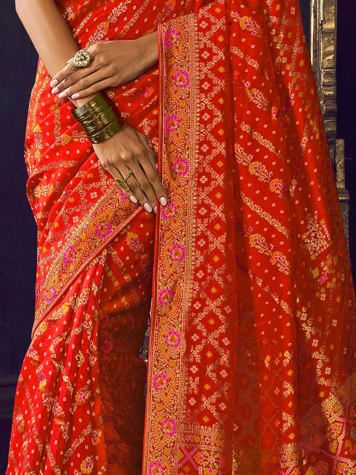 Woven Design Dola Silk Saree