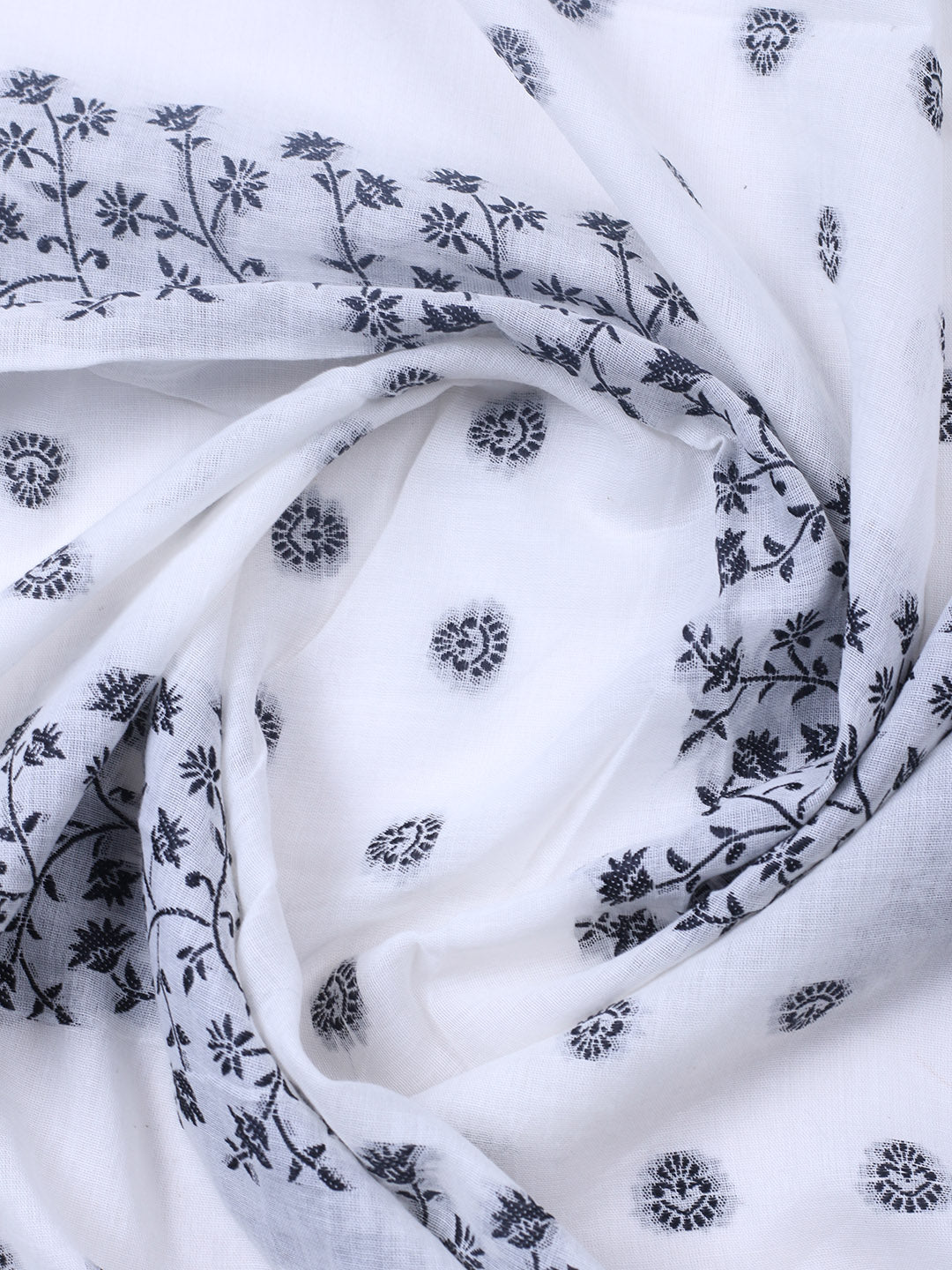 Woven Design Cotton Blend Unstitched Suit With Pant &amp; Dupatta