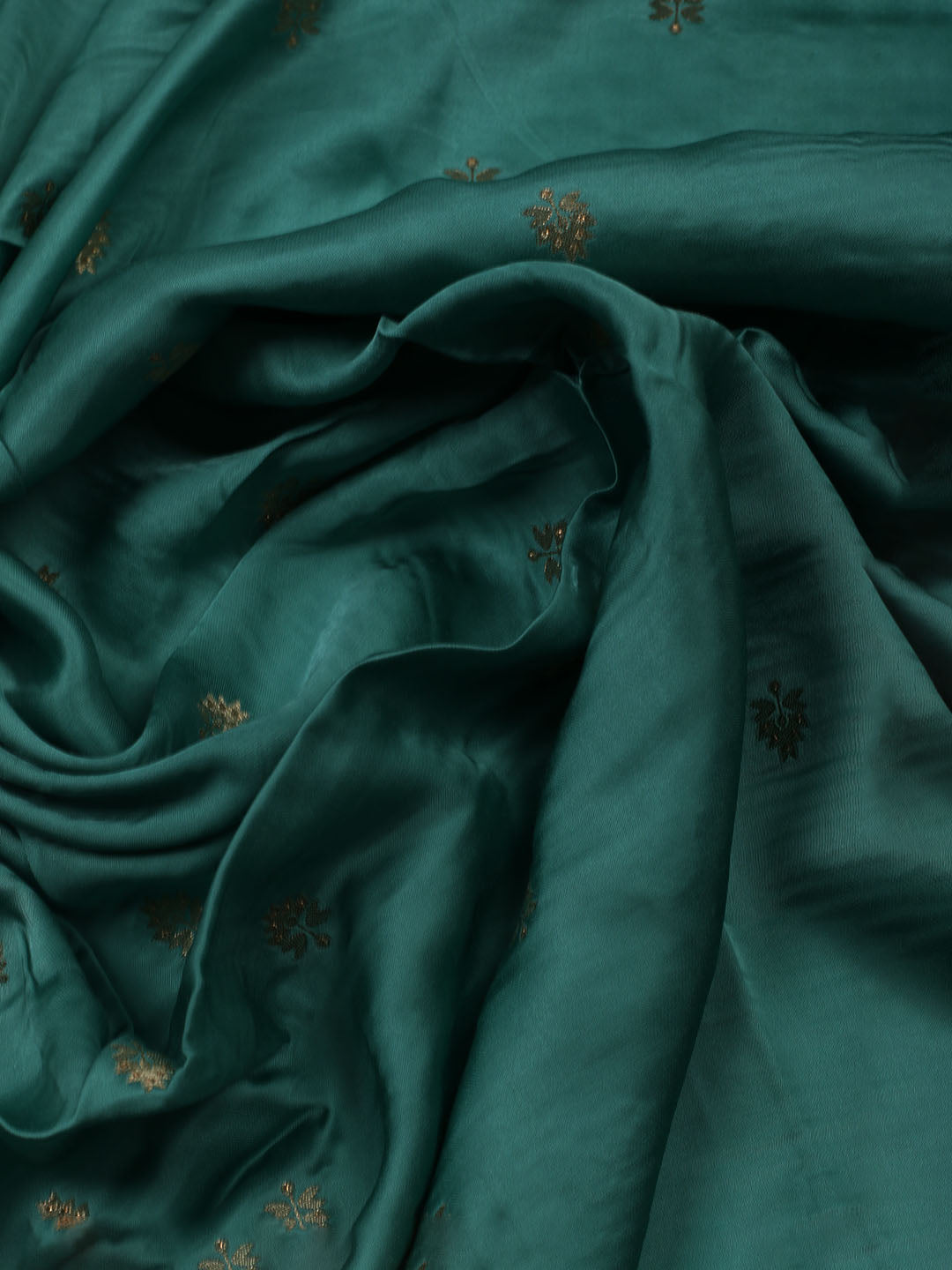 Woven Design Chanderi Unstitched Suit With Dupatta