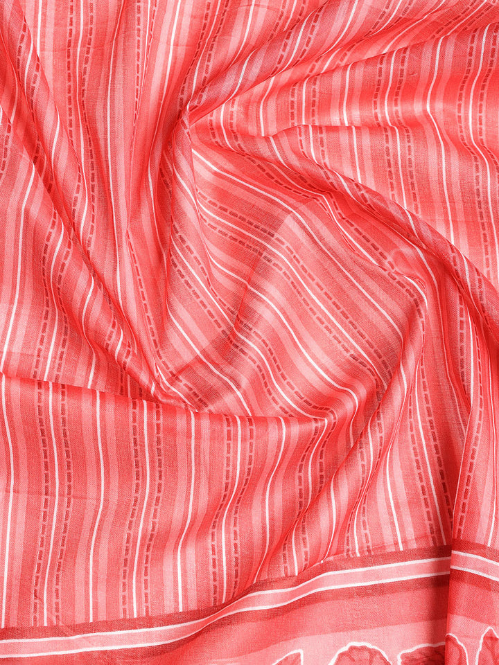 Printed Cotton Printed Unstitched Suit With Dupatta