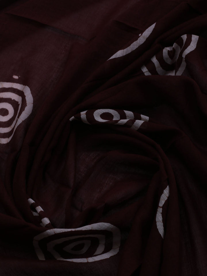 Printed Cotton Blend Unstitched Suit With Dupatta