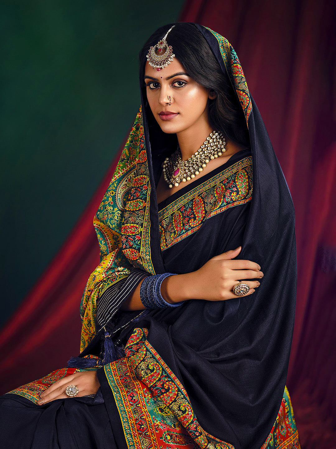 Printed Art Silk Saree
