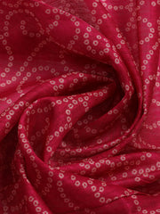 Embroidered Chanderi Unstitched Suit With Dupatta