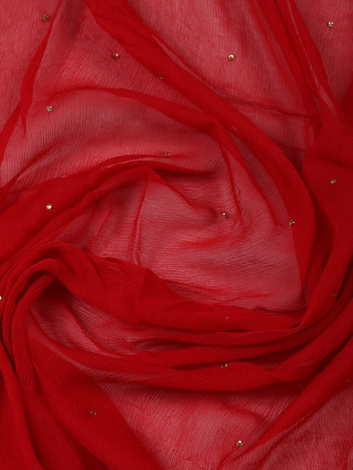 Woven Chanderi Unstitched Suit Piece With Dupatta