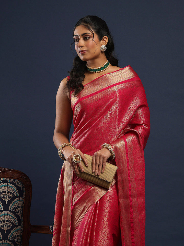Plain Crepe Saree