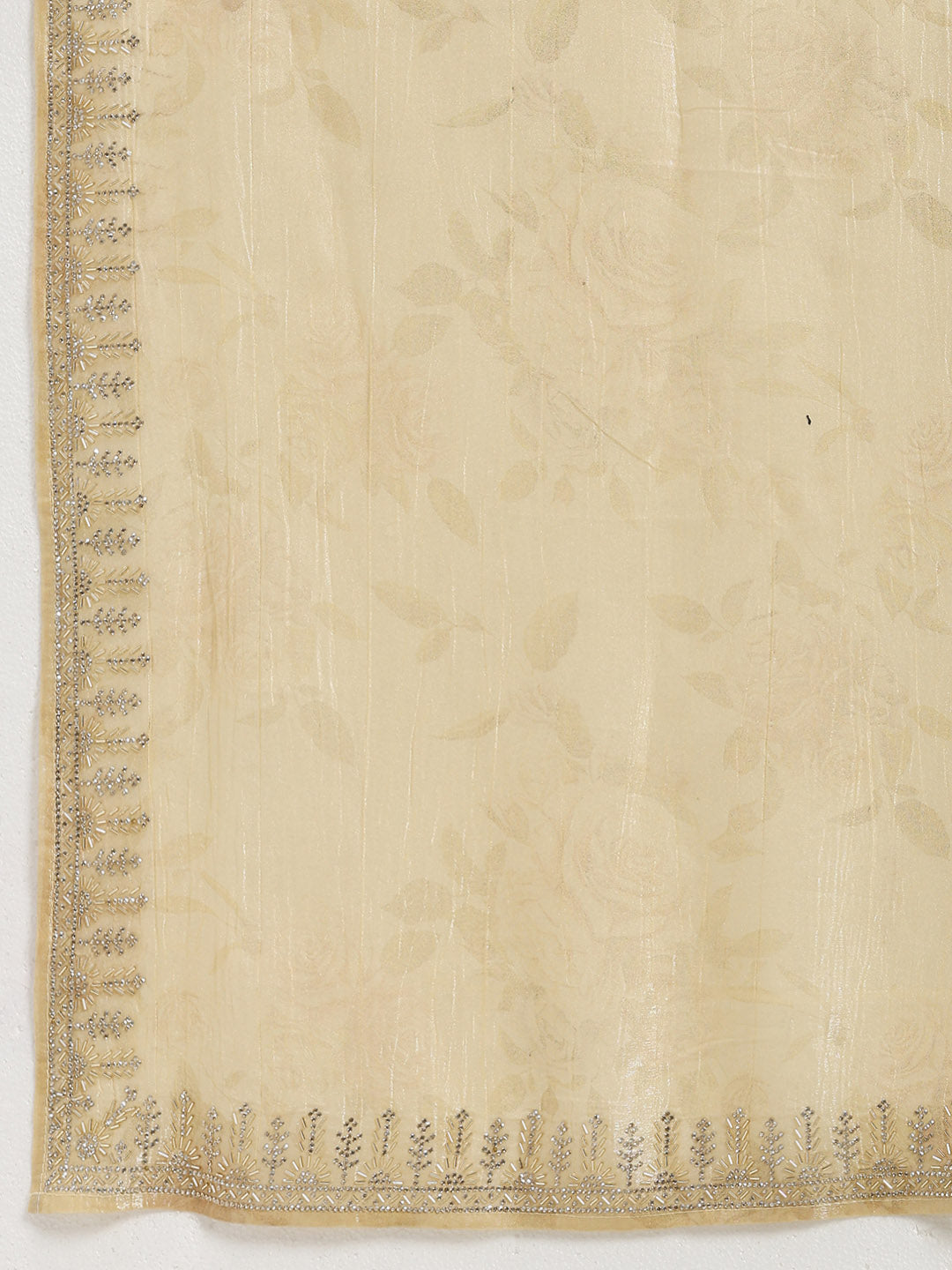 Cutdana Embroidered Chiffon Saree