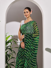 Printed Georgette Saree