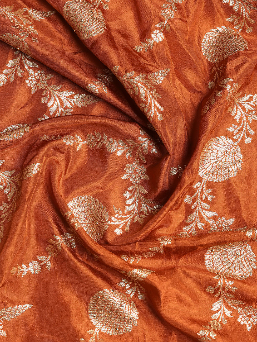 Banarasi Art Silk Unstitched Suit With Dupatta