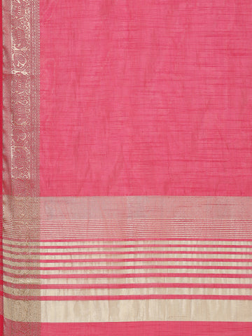 Zari Border Woven Handloom Saree