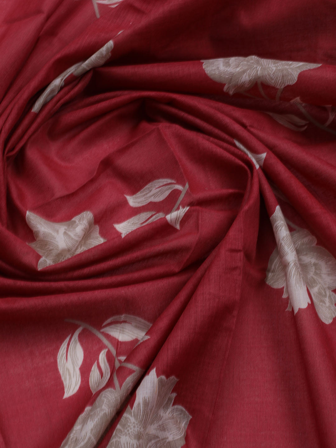 Printed Cotton Blend Unstitched Suit With Dupatta