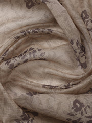 Embroidered Chanderi Unstitched Suit With Pant & Dupatta