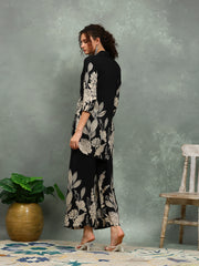 Printed Muslin Kurta With pants